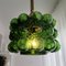 Large Mid-Century Green Bubble Glass Hanging Lamp by Helena Tynell, 1960s, Image 12