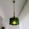 Large Mid-Century Green Bubble Glass Hanging Lamp by Helena Tynell, 1960s 10