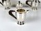Art Déco French Silver-Plated Coffee Set from Daguzé, Set of 4 4