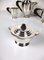 Art Déco French Silver-Plated Coffee Set from Daguzé, Set of 4 12