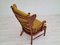 Danish Wool Oak High-Backed Ear Flap Chair, 1960s, Image 10