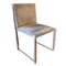 Brass and Chrome Chair by Cittone Oggi 1