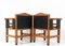 Art Deco Oak Haagse School Armchairs by Jacques Grubben, 1930, Set of 2, Image 5