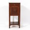 Art Nouveau Oak Nightstand with Marble Top, 1900s, Image 7