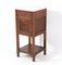 Art Nouveau Oak Nightstand with Marble Top, 1900s, Image 2
