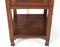 Art Nouveau Oak Nightstand with Marble Top, 1900s 3