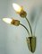 Mid-Century Wandlampe aus Keramik & Messing, 1950er 8