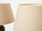 French Walnut Table Lamps by Philippe Barbier, 1970s, Set of 2, Image 7