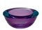 Grüne und violette Schale aus Muranoglas von Flavio Poli für Seguso, Italien, 1960er 8