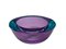 Green and Violet Murano Glass Bowl by Flavio Poli for Seguso, Italy, 1960s 3