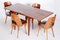 Small Czech Folding Dining Table by Halabala, 1940s, Image 13