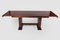 Art Deco French Mahogany Extendable Dining Table, 1920s, Image 5