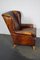 Vintage Dutch Burgundy Leather Club Chair, the Netherlands, Image 12