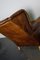 Vintage Dutch Burgundy Leather Club Chair, the Netherlands 10