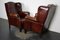 Club chair vintage in pelle color cognac, Paesi Bassi, set di 2, Immagine 14