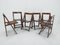 Mid-Century Folding Chairs by Aldo Jacober for Alberto Bazzani, 1960s, Set of 6 3