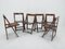 Mid-Century Folding Chairs by Aldo Jacober for Alberto Bazzani, 1960s, Set of 6, Image 3