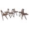 Chaises Pliantes Mid-Century par Aldo Jacober pour Alberto Bazzani, 1960s, Set de 6 1