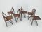 Mid-Century Folding Chairs by Aldo Jacober for Alberto Bazzani, 1960s, Set of 6 9