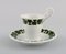 Green Ivy Vine Leaf Porcelain Coffee Cups with Saucers from Meissen, Set of 12 2