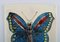 Plaque Murale en Céramique Vernie avec Papillon par Lisa Larson pour Gustavsberg 3