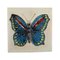 Glazed Ceramics Wall Plaque with Butterfly by Lisa Larson for Gustavsberg 1