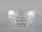 Belgian Crystal Glass Lalaing Rinsing Bowls from Val St. Lambert, Set of 3 2