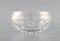 Belgian Crystal Glass Lalaing Rinsing Bowls from Val St. Lambert, Set of 3 4