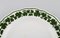 Green Hand-Painted Porcelain Ivy Vine Leaf Plates from Meissen, Set of 3 3