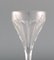 Belgische Legagneux Gläser aus Kristallglas von Val St. Lambert, 4er Set 5