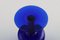 Blue Mouth-Blown Art Glass by Monica Bratt for Reijmyre, Set of 5 8
