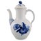 Cafetera antigua con flores azules trenzadas de Royal Copenhagen, Imagen 1