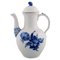 Cafetera trenzada con flores azules de Royal Copenhagen, Imagen 1