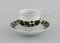 Tasses à Café en Feuille de Porcelaine Peinte à la Main en Forme de Lierre Vert de Meissen, Set de 4 2