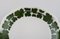Handbemalte grüne Schale aus Efeu-Weinreben von Meissen, 20. Jh 3