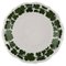 20th Century Green Ivy Vine Hand-Painted Porcelain Leaf Bowl from Meissen 1