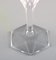 Belgian Crystal Glass White Wine Glasses by Legagneux for Val St. Lambert, Set of 8 6