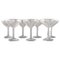 Belgian Crystal Glass Champagne Bowls by Legagneux for Val St. Lambert, Set of 7 1