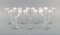 Belgian Crystal Glass Champagne Bowls by Legagneux for Val St. Lambert, Set of 7 2