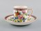 English Seven Flower of Tibet Chocolate Cups with Saucers from Coalport, Set of 14 2