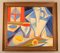Skandinavisches Modernistisches Gemälde, Kubistisches Stillleben, 1975, Öl auf Leinwand, Gerahmt 2