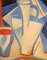 Skandinavisches Modernistisches Gemälde, Kubistisches Stillleben, 1975, Öl auf Leinwand, Gerahmt 3