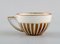 Art Deco Ariadne Porzellan Kaffeetassen mit Untertassen, 1930er, 20er Set 5