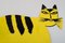 Large Hand-Painted Metal Cat by Cobra for Corneille, Image 6