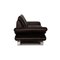 Dark Brown Leather Two-Seater Rossini Couch from Koinor 12