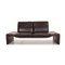 Brown Leather Two Seater Fellini Couch from Koinor 1
