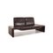Brown Leather Two Seater Fellini Couch from Koinor 6