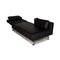 Black Leather Moule Lounger from Brühl & Sippold 3