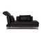 Black Leather Moule Lounger from Brühl & Sippold 8