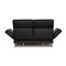 Black Leather 2-Seater Moule Sofa with Sleeping Function from Brühl & Sippold 10